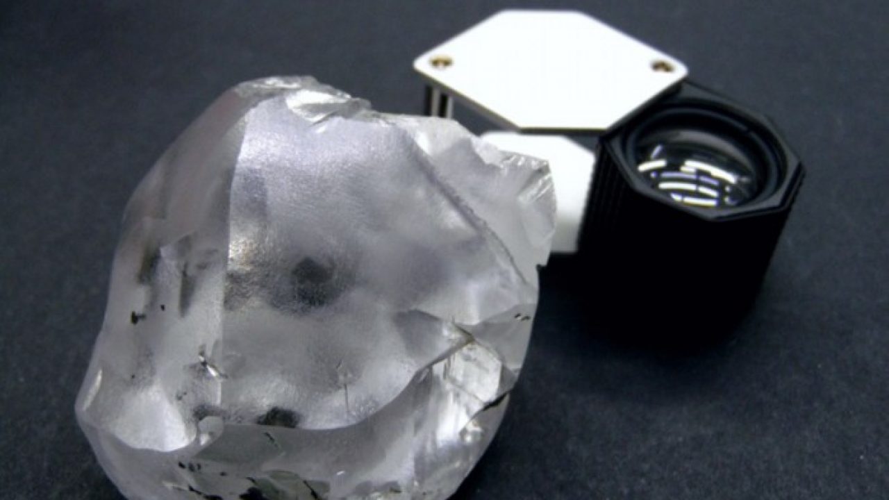 Two Large Rough Diamonds Found in Lesotho